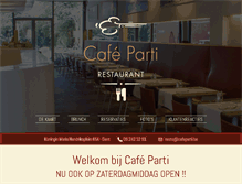 Tablet Screenshot of cafeparti.be